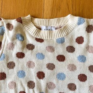 Small Storia Polka-Dot Sweater